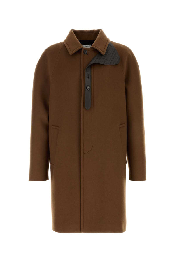 Brown Wool Blend Coat