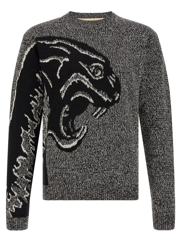 Valentino Garavani 55% virgin wool sweater in gray