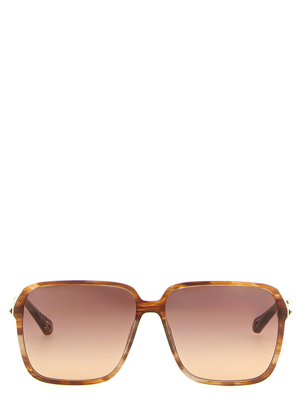 Chloé CH339144BM 100% acetate sunglasses in brown