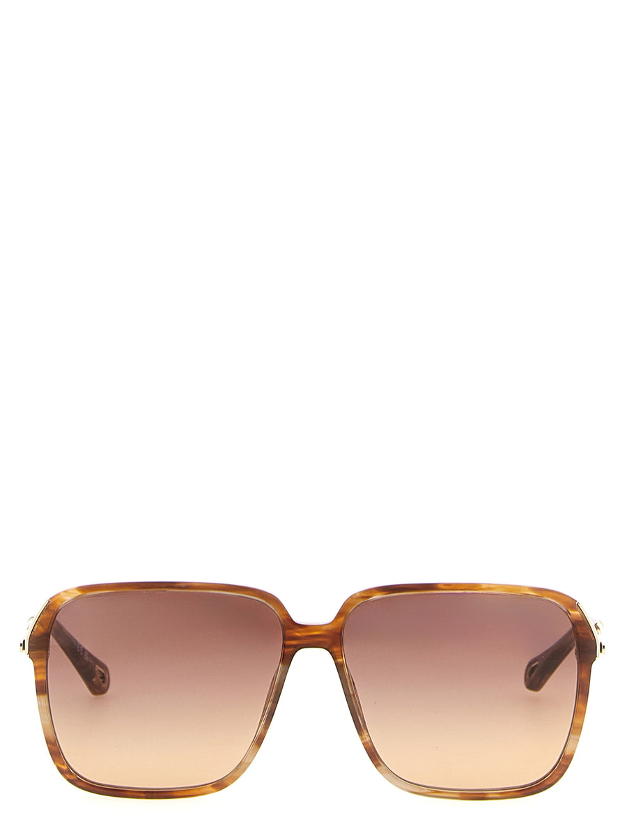 Chloé CH339144BM 100% acetate sunglasses in brown