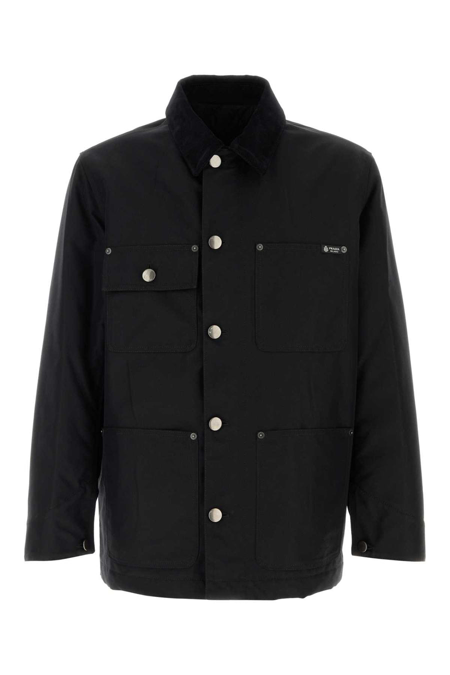 Black Canvas Jacket Giubbini