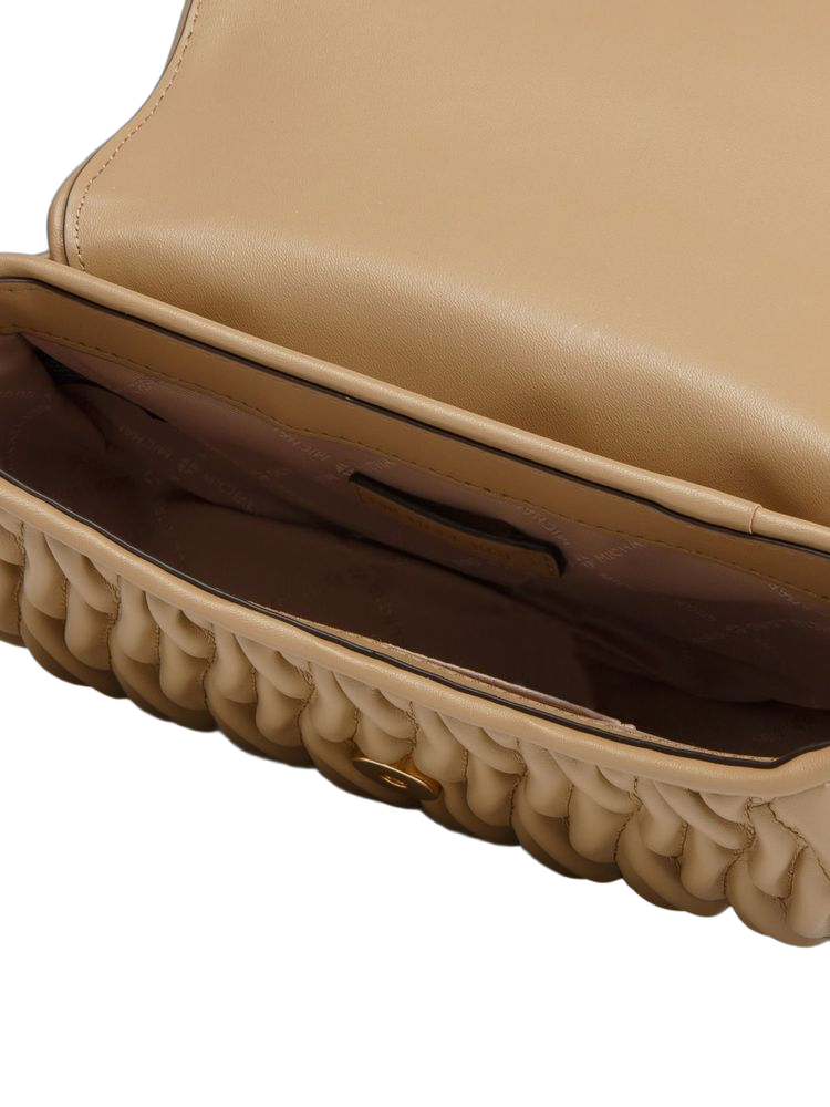 Michael Kors 100% Polyvinyl Chloride crossbody bag in beige