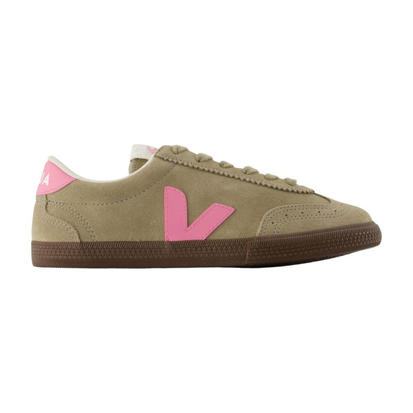 Veja Calfskin sneaker in khaki