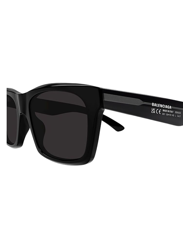 Balenciaga BB0423S Recycled Acetate; Bio Nylon lenses sunglasses in black
