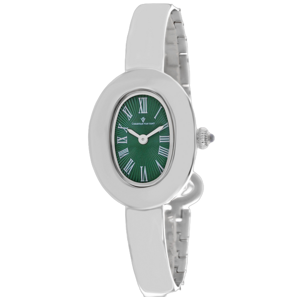 Christian Van Sant Stainless steel case watch in green