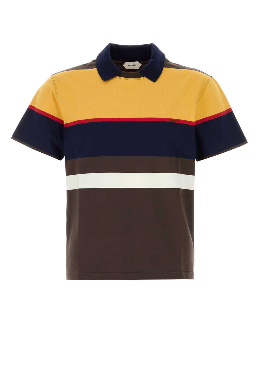 Versace 100% Cotton polo in yellow