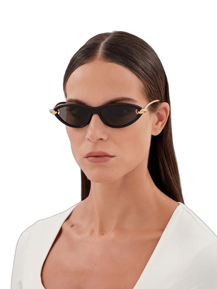 Bottega Veneta BV1390S Injection plastic frame sunglasses in black