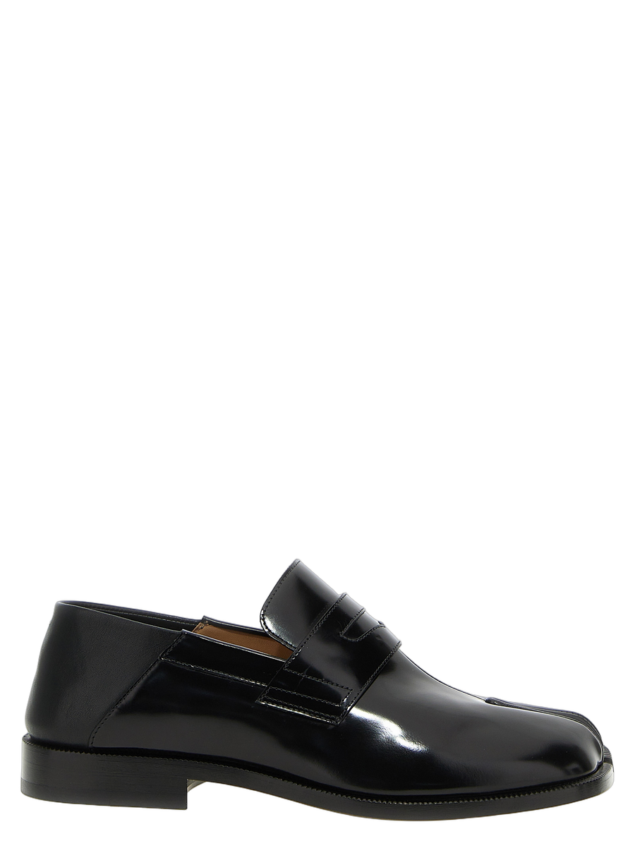Maison Margiela 100% calf leather loafer in black