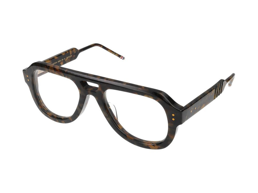 Thom Browne UEO923A-G0002-205-55 Acetate/Titanium eyeglasses in tortoiseshell