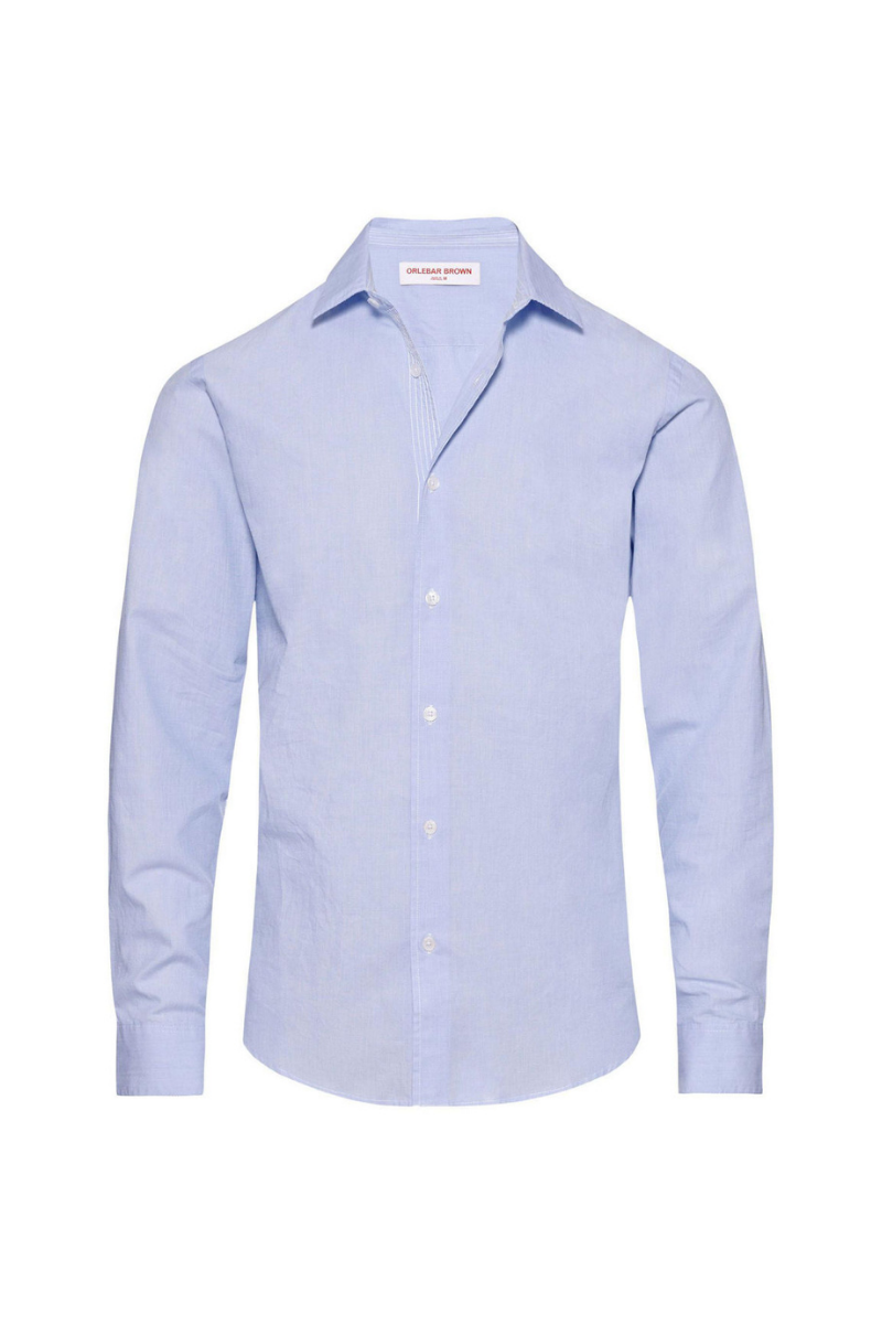 Orlebar Brown 100% Cotton shirt in blue