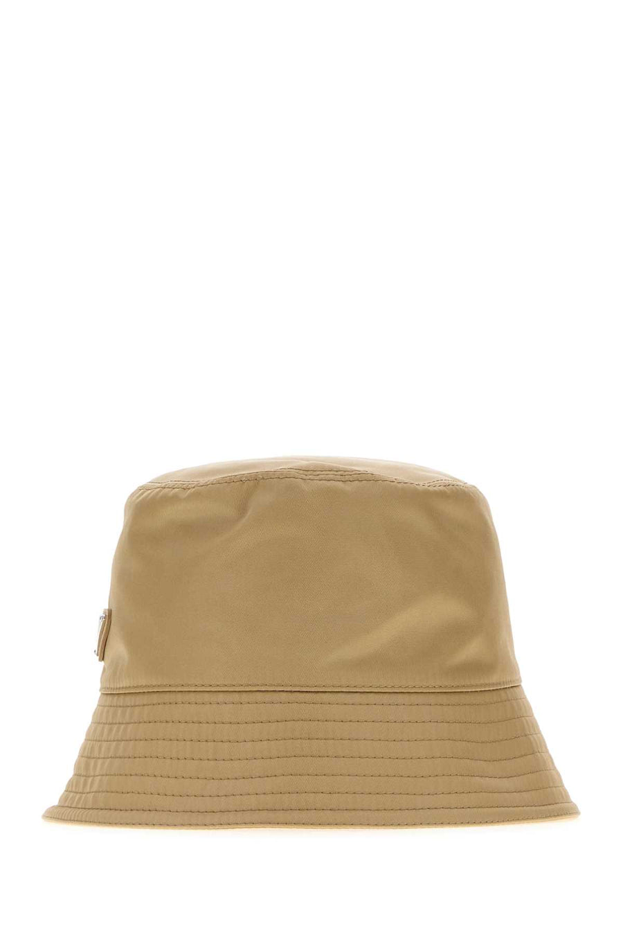 Prada CAPPELLI 100% recycled polyamide bucket hat in beige