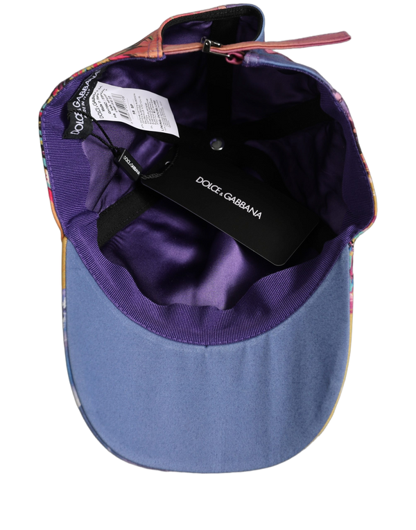 Dolce & Gabbana HAT10003 97% Cotton baseball cap in multicolor