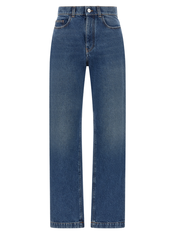 Marni 100% cotton jeans in blue