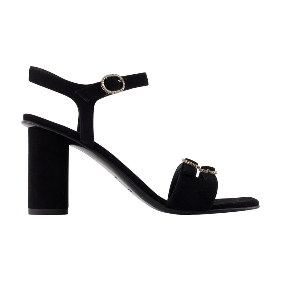 Angelica Pumps - Carel Leather Black Shoes /