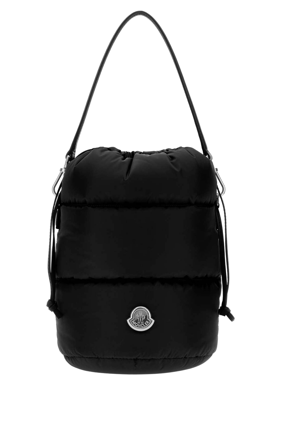 Moncler Bucket Exterior: 100% Nylon bucket bag in black