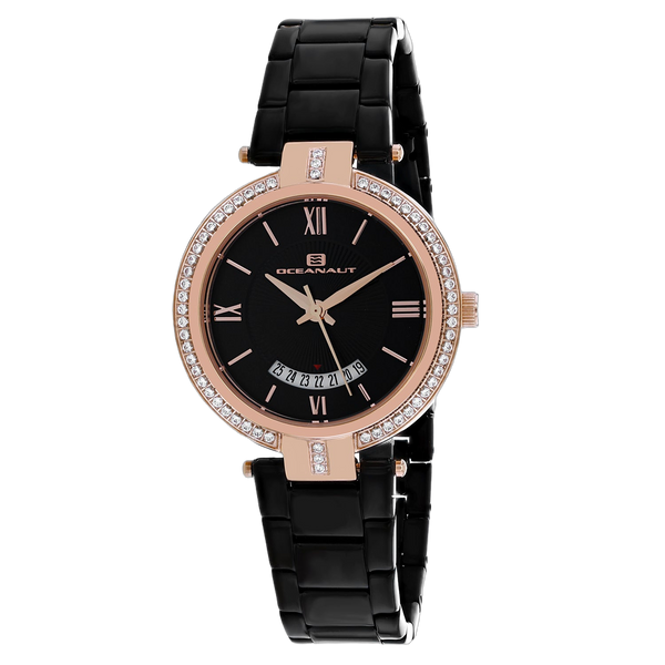 Oceanaut Stainless steel case watch in black