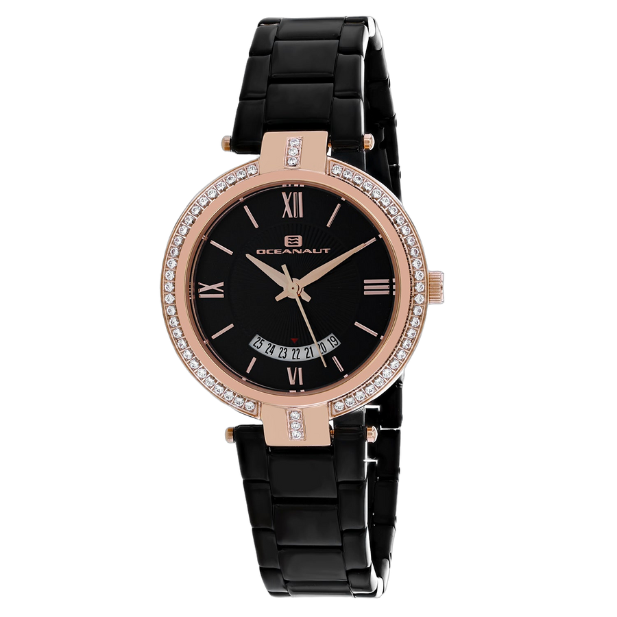 Oceanaut Stainless steel case watch in black