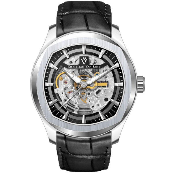 Christian Van Sant Stainless steel case watch in silver