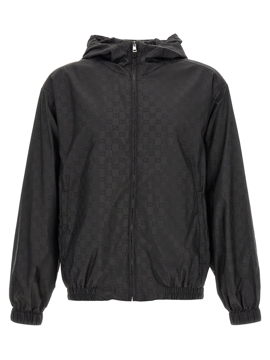 Gucci 100% Polyamide jacket in black