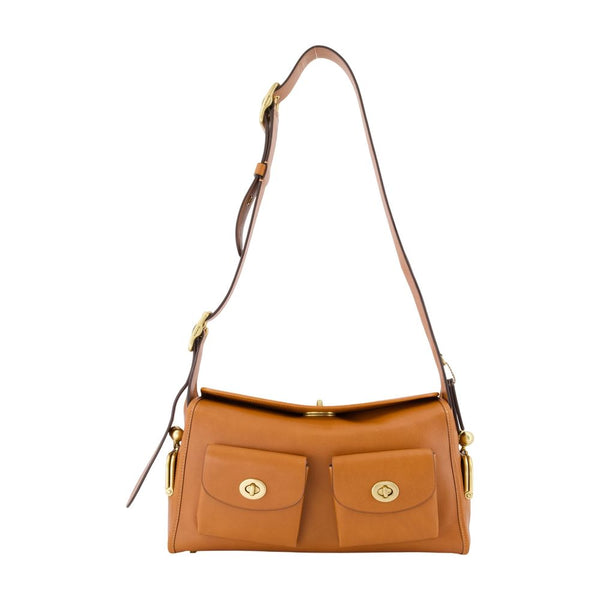 Coach Cowhide shoulder bag in brown