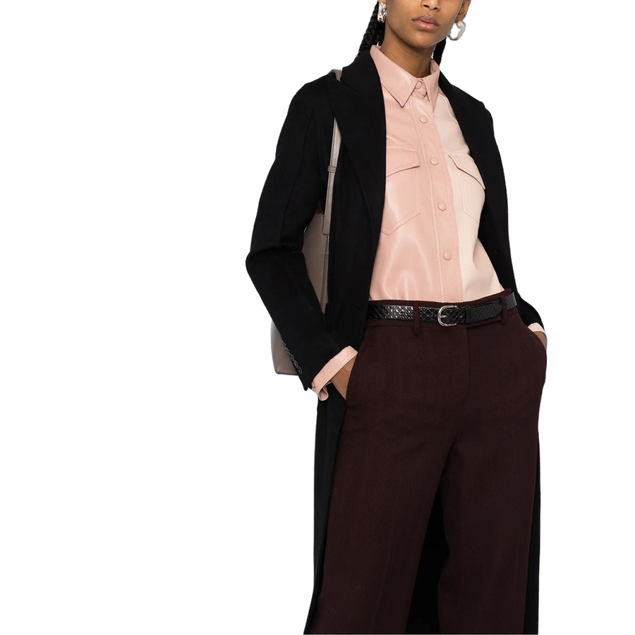 Ferragamo virgin wool trousers in brown