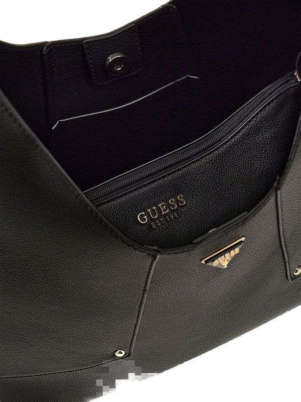 Guess 100% Polyurethane hobo bag in black