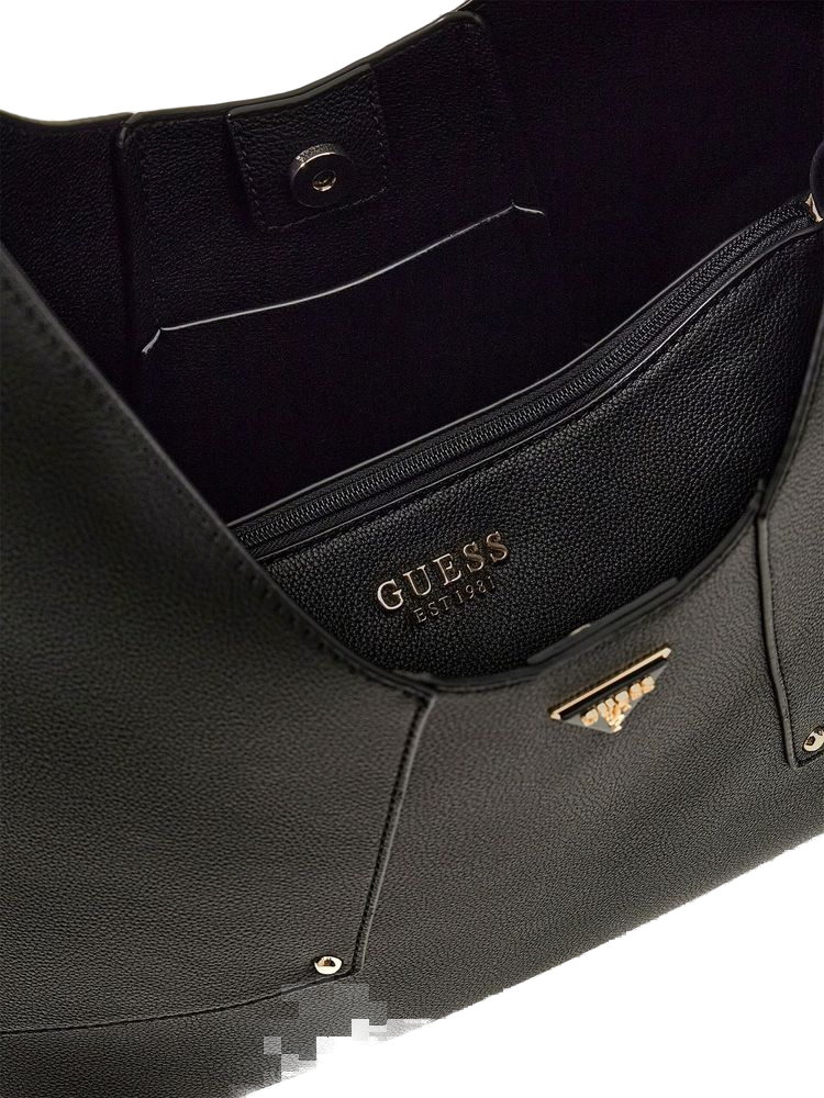 Guess 100% Polyurethane hobo bag in black