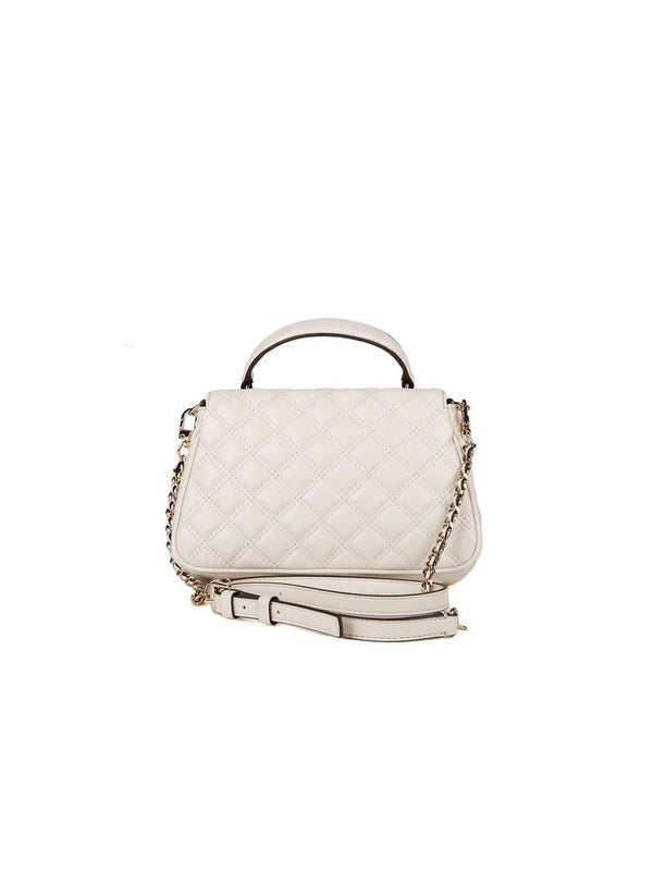 Guess 100% Polyurethane top handle bag in beige