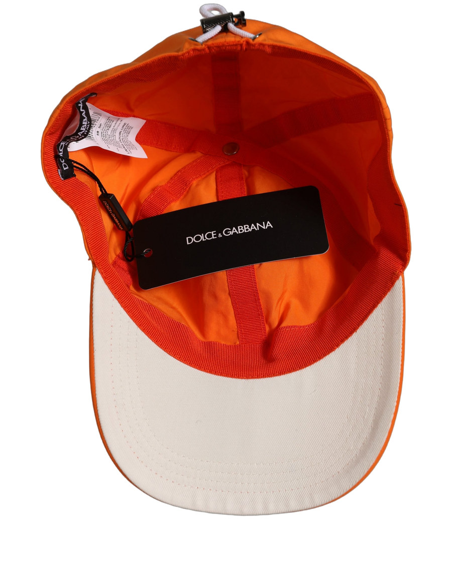 Dolce & Gabbana HAT10059 90% Polyester baseball cap in orange