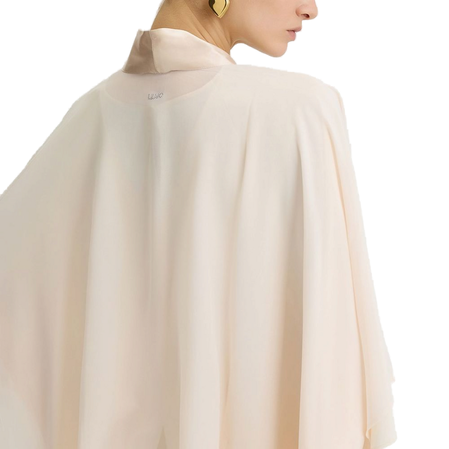Liu Jo 100% Polyester cape in champagne