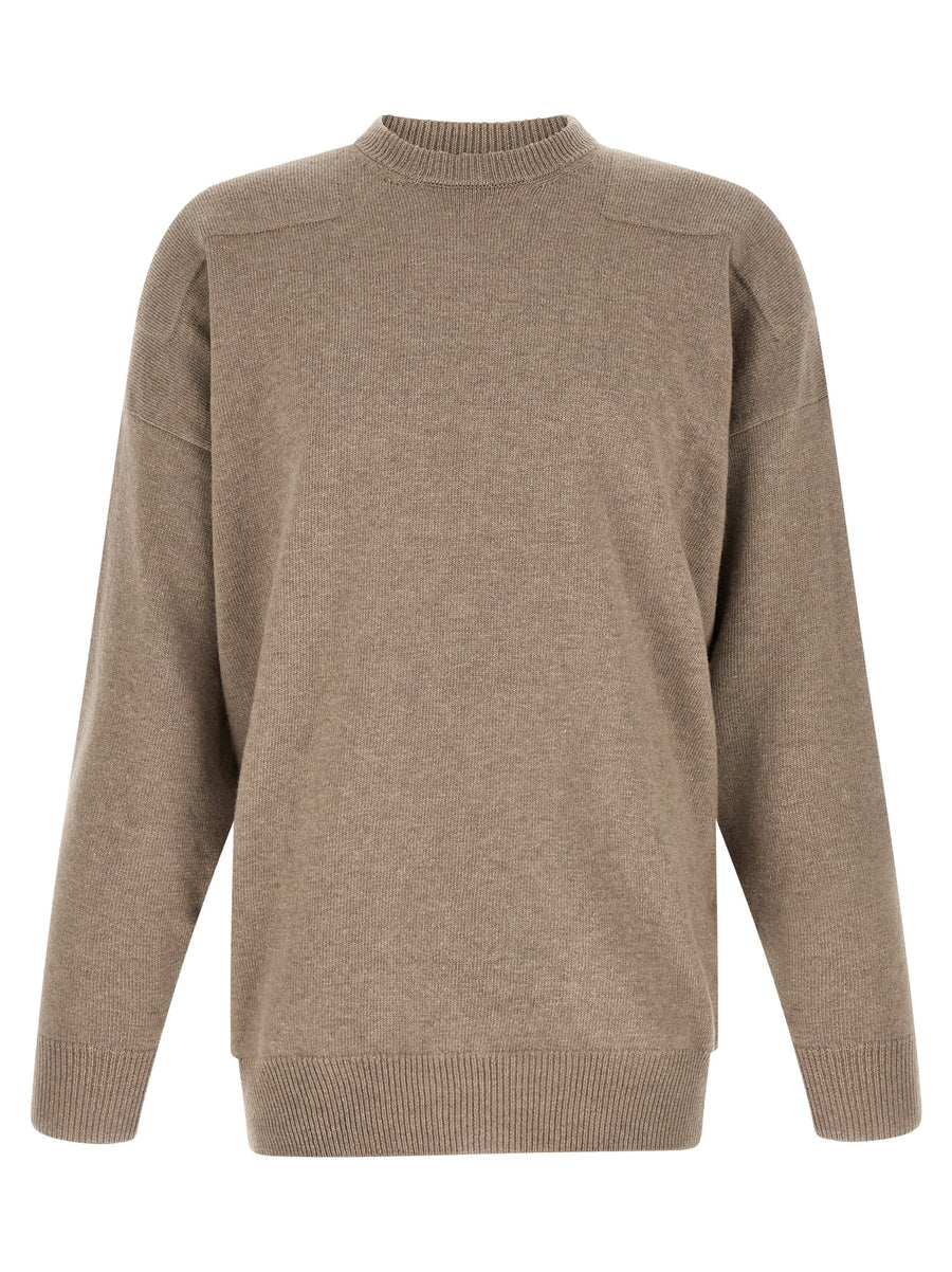 Beige Wool Cardigan Clothing