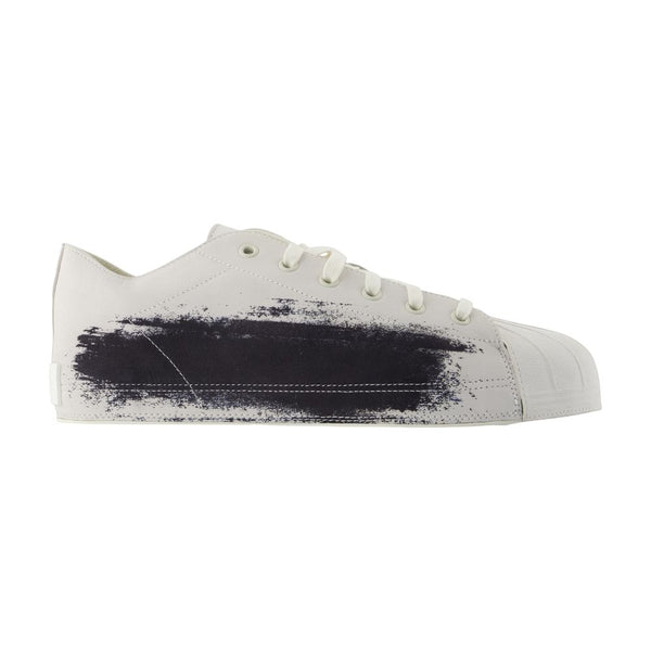Y-3 Calfskin sneaker in white