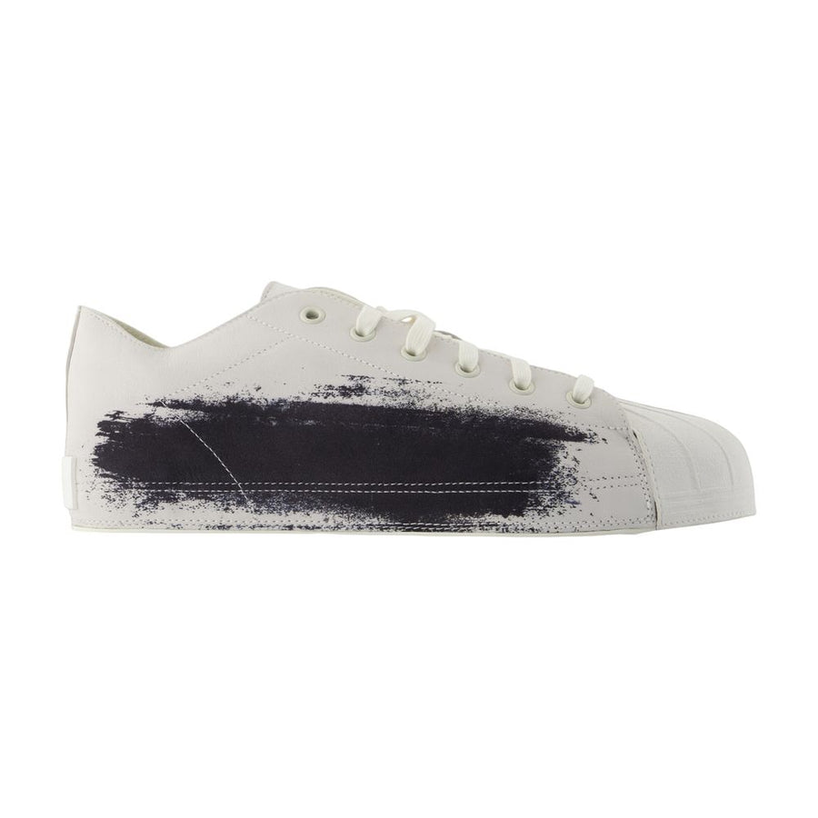 Y-3 Calfskin sneaker in white