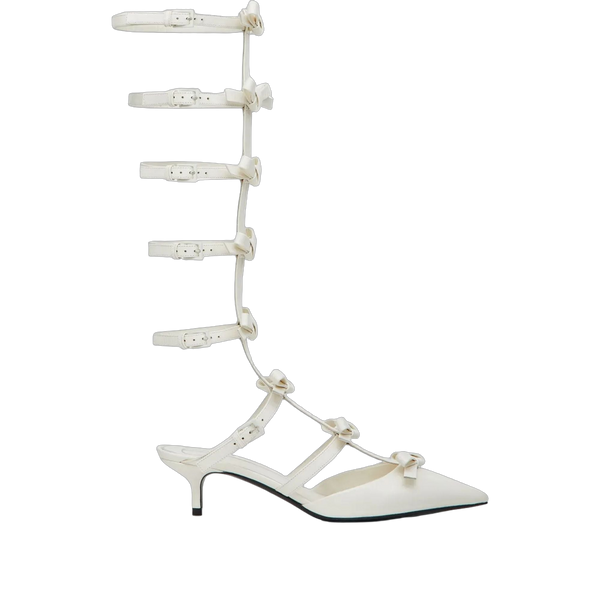 Valentino Leather heels in white