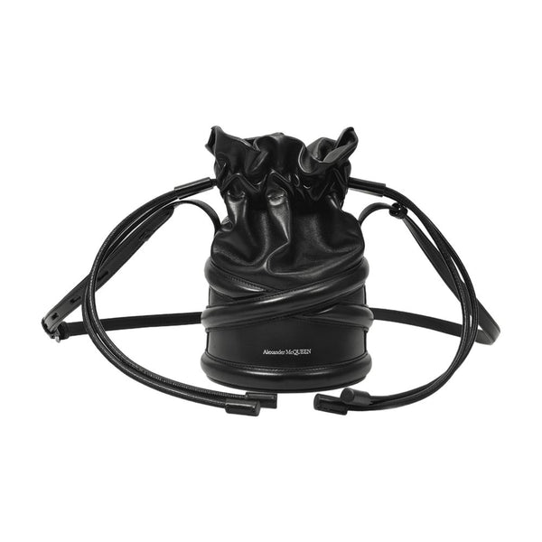 Alexander McQueen Leather crossbody bag in black