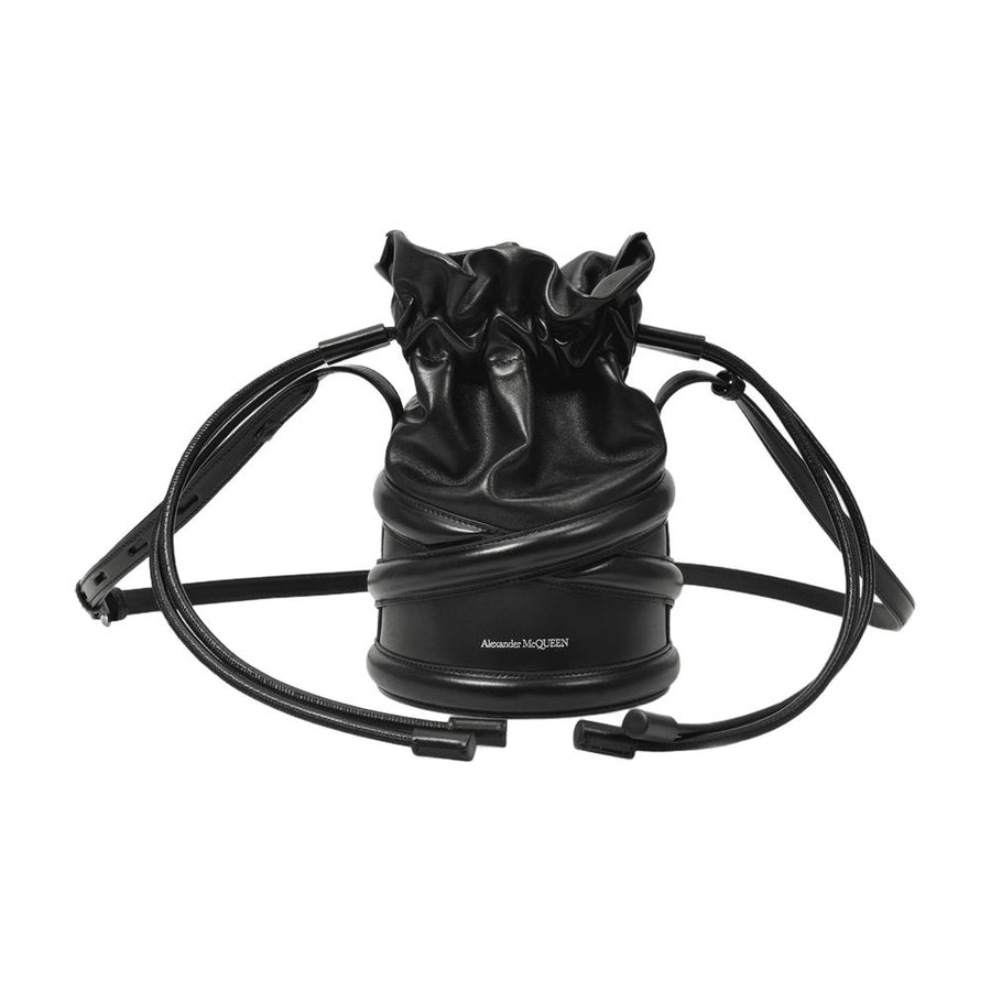 Alexander McQueen Leather crossbody bag in black