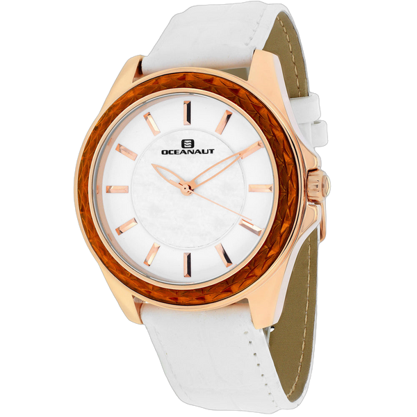 Oceanaut Stainless steel case watch in white