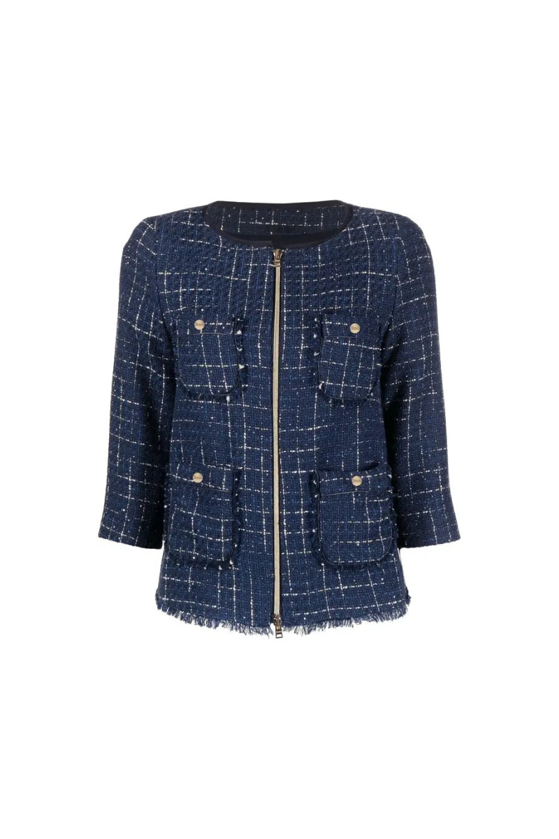 Herno 68% Cotton jacket in navy