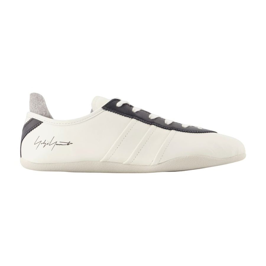 Y-3 Calfskin sneaker in white