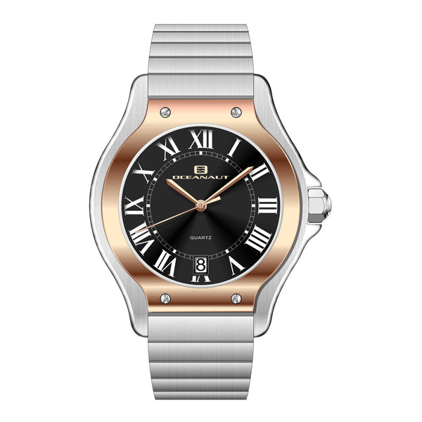 Oceanaut Stainless steel case watch in black