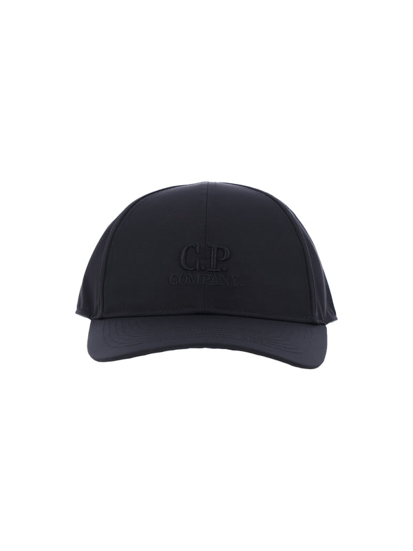 C.P. Company RCCMAC749A 100% polyamide baseball cap in black