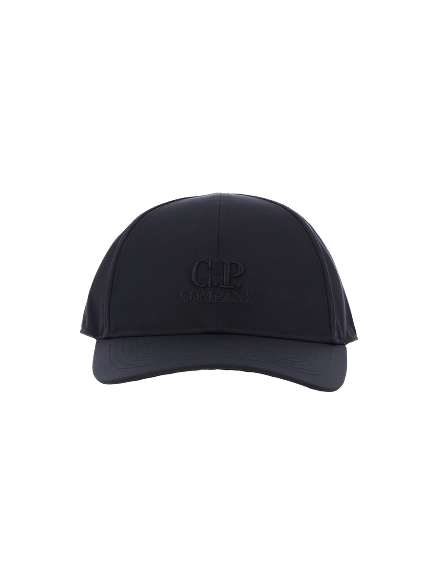 C.P. Company RCCMAC749A 100% polyamide baseball cap in black