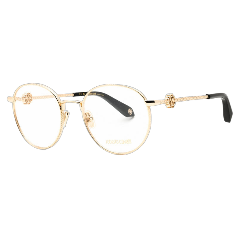 Roberto Cavalli VRC047 Metal frame eyeglasses in rose gold