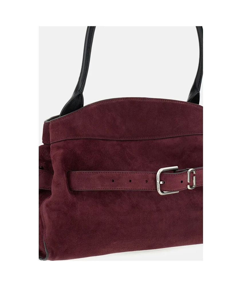 Marc Jacobs 100% Suede Cow Leather satchel bag in purple