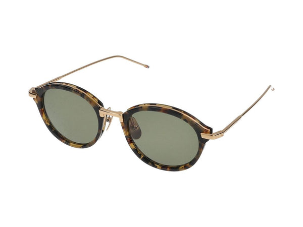 Thom Browne UES011A-G0003-206-49 Acetate/Titanium sunglasses in tortoiseshell