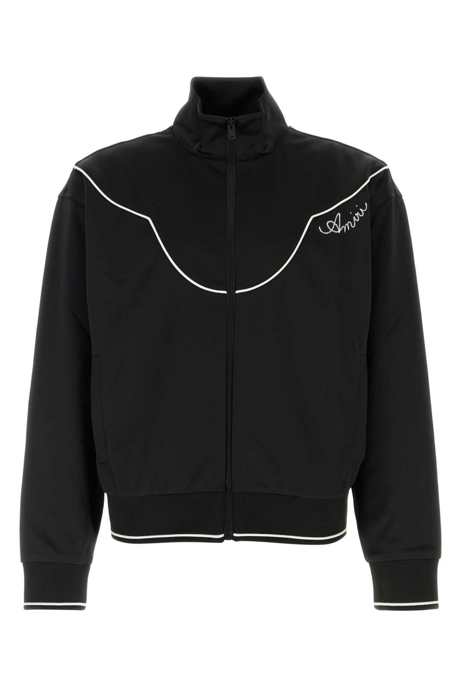 Black Tech Fabric Sweatshirt Giubbini