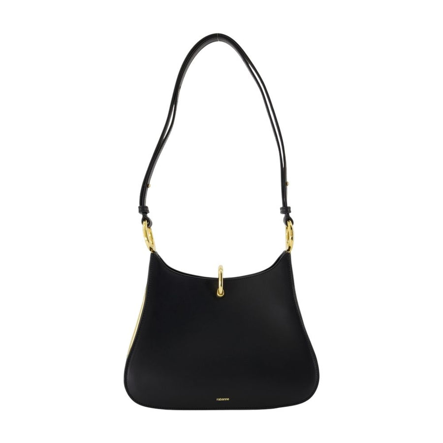 Rabanne calfskin shoulder bag in black