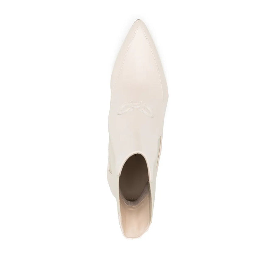 Ferragamo Calf leather boot in white