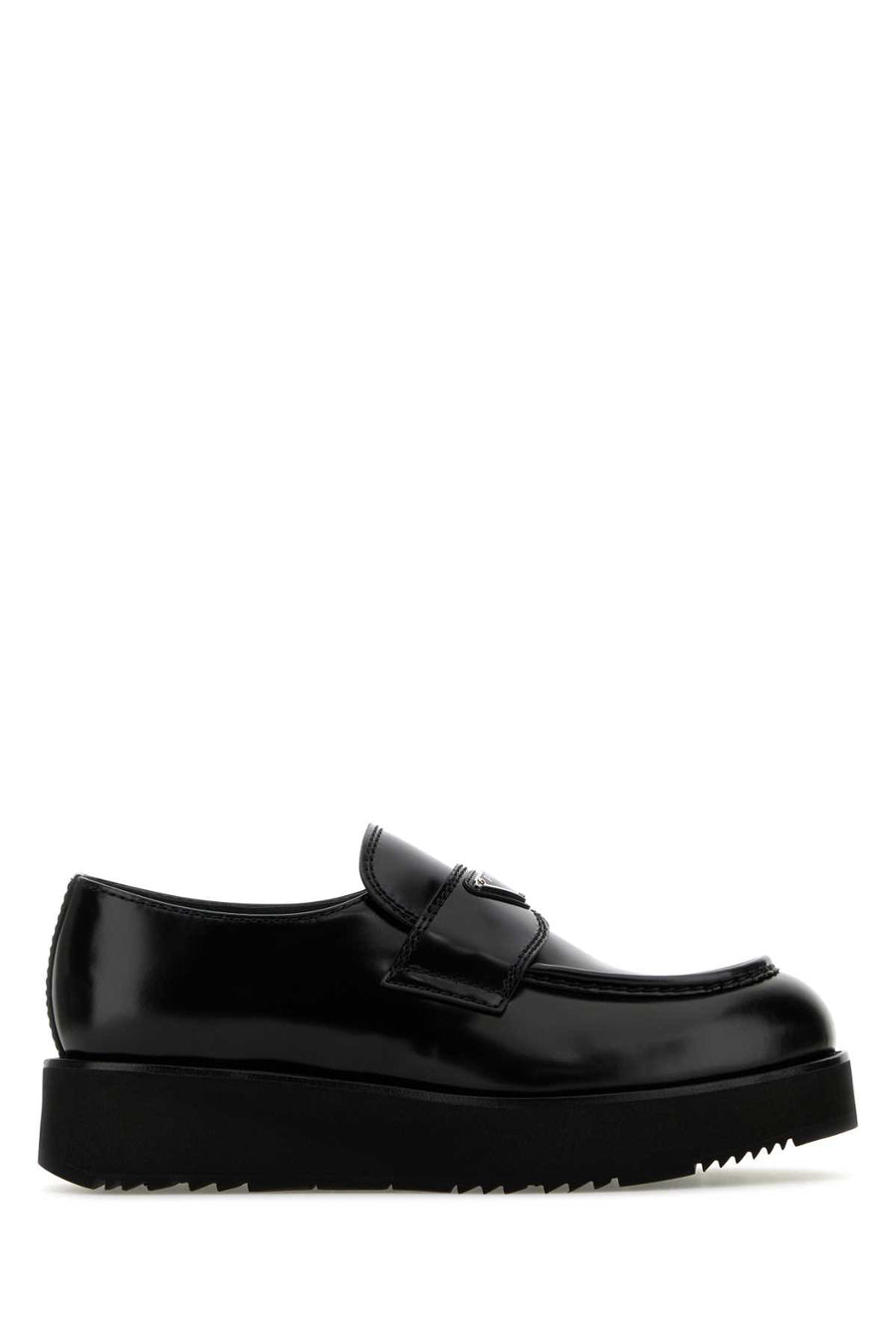 Black Leather Loafers Nero Mocassini