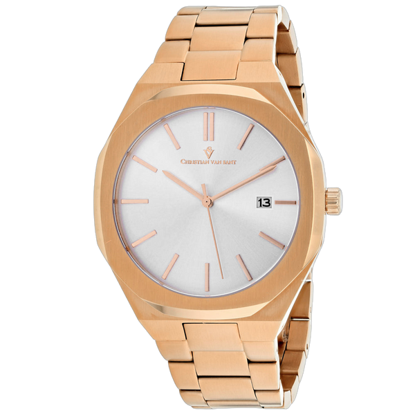 Christian Van Sant Stainless steel case watch in rose gold